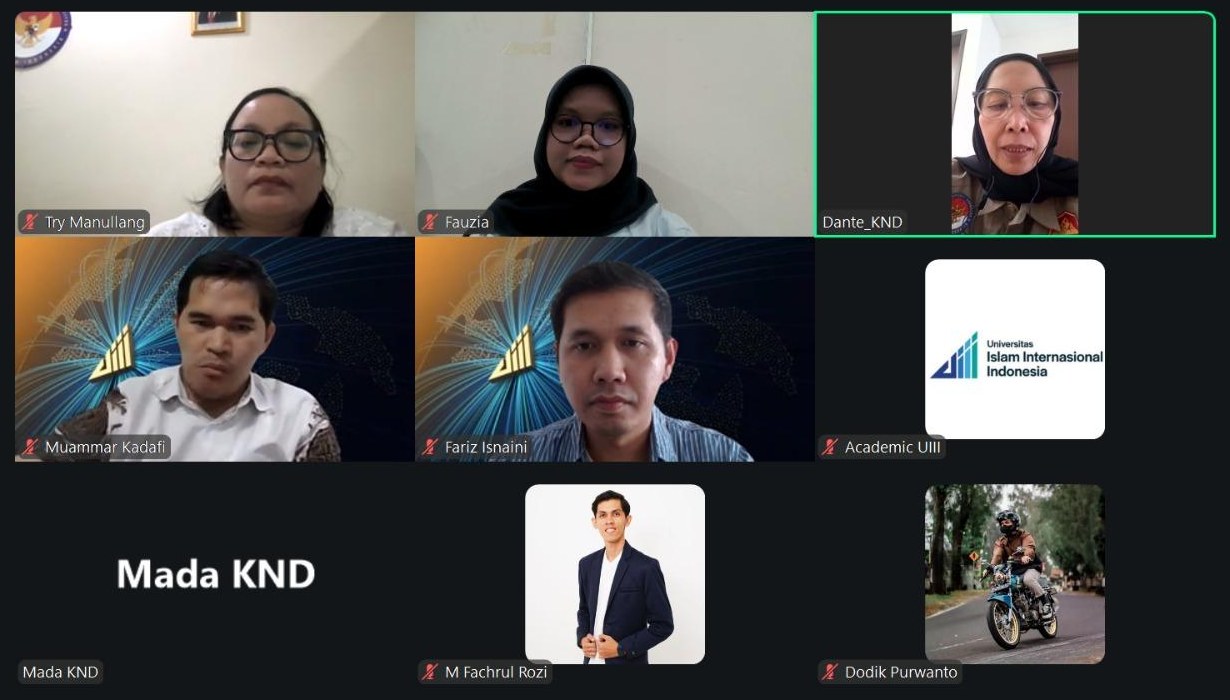 Online coordination meeting between UIII and the National Commission for Disabilities (KND)